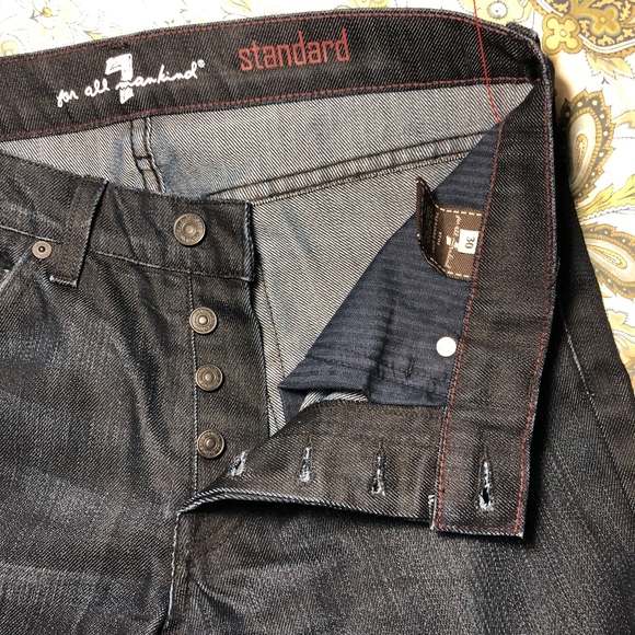 7 for all mankind GUC Size 30 Button fly - Picture 3 of 6